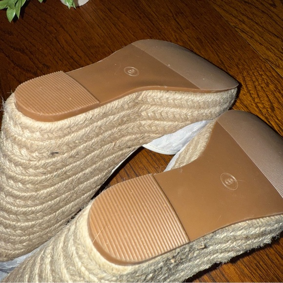 NWOT SIZE 8 Allegra K Wedge Sandles - Picture 7 of 8